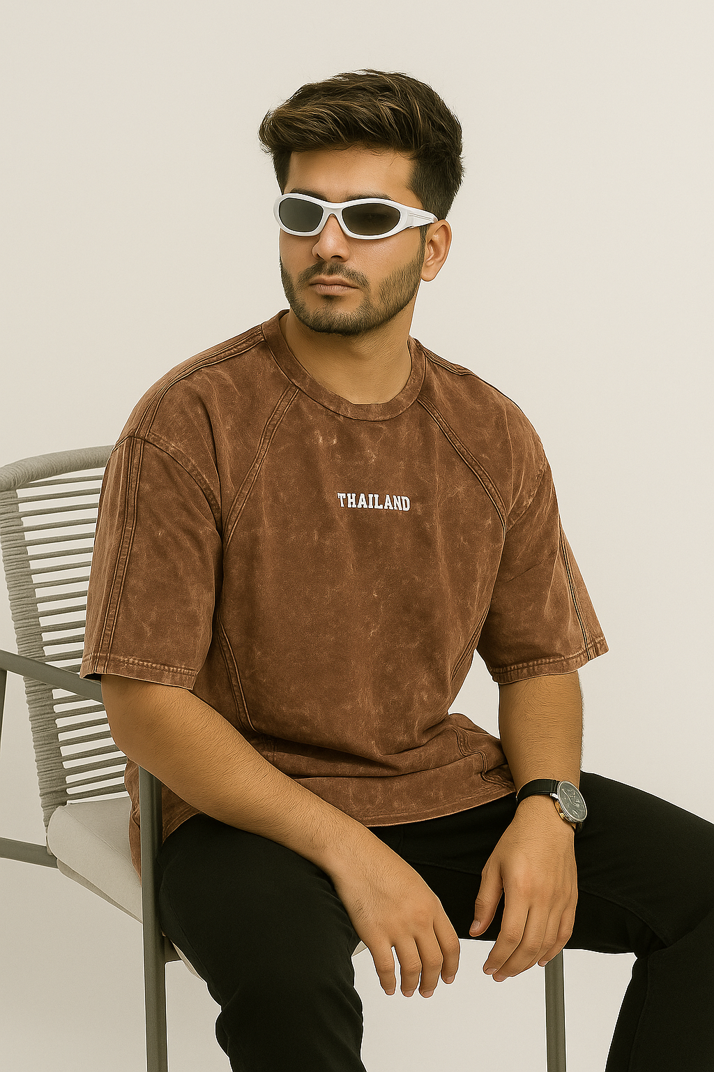 Men's Oversized Premium Acid Washed T-Shirt