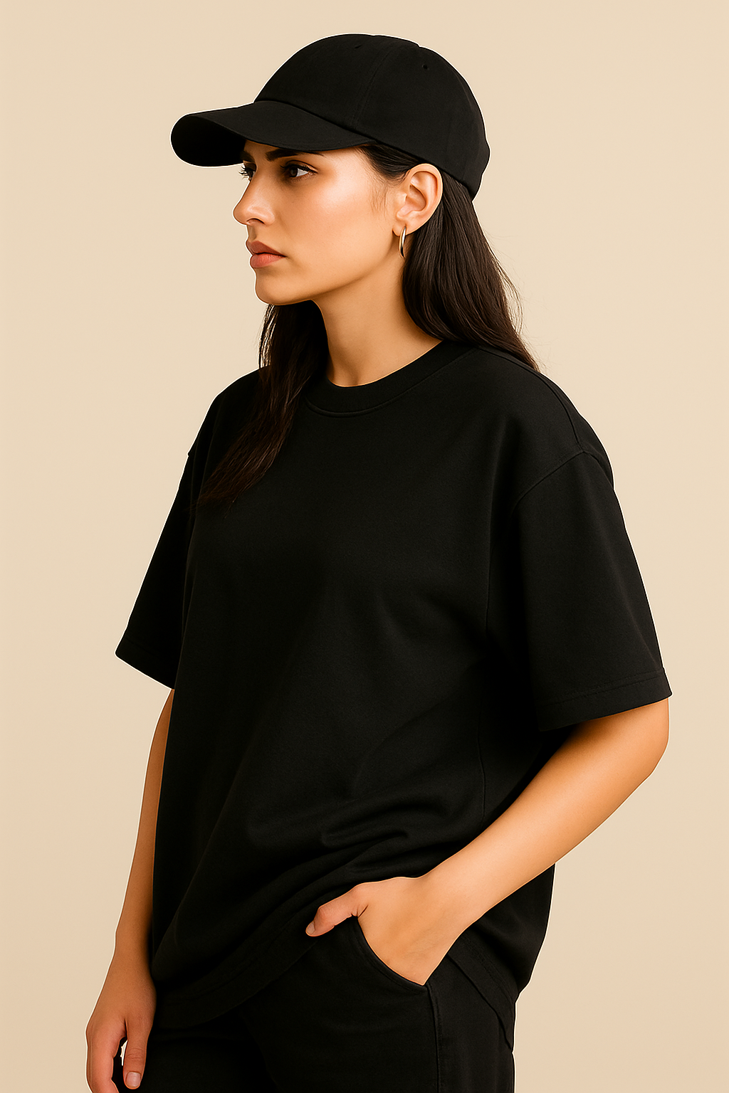 Oversized Black T-Shirt