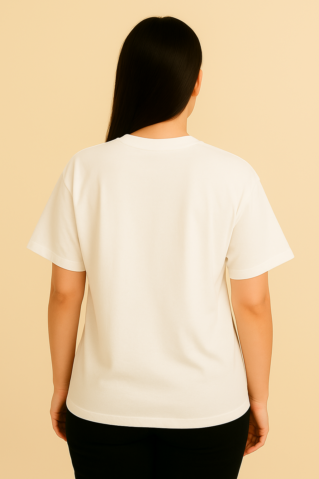 White oversized T-shirt