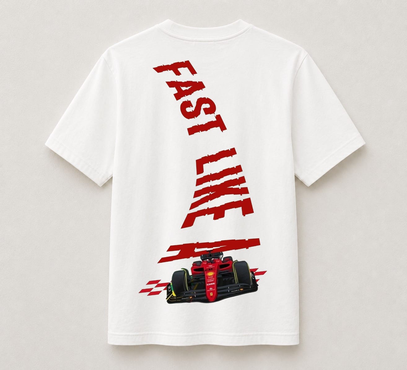 Regular fit Graphic Print T-Shirt white
