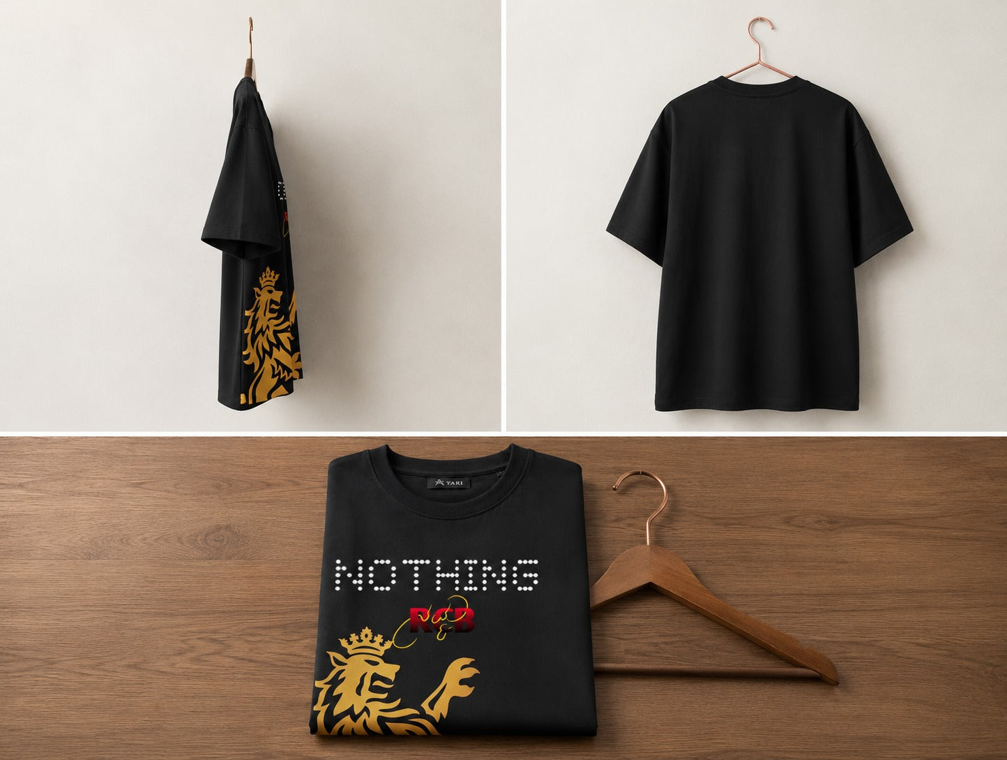 Loose Fit RCB Black T-shirt