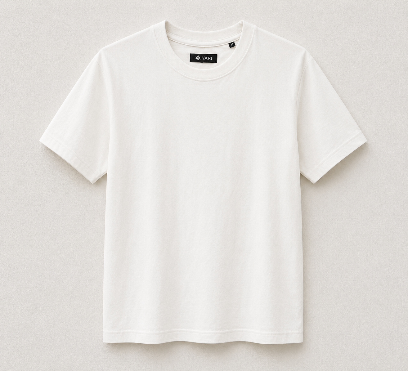 Regular Fit  Cotton T-Shirt off white