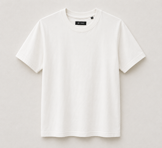 Regular Fit  Cotton T-Shirt off white