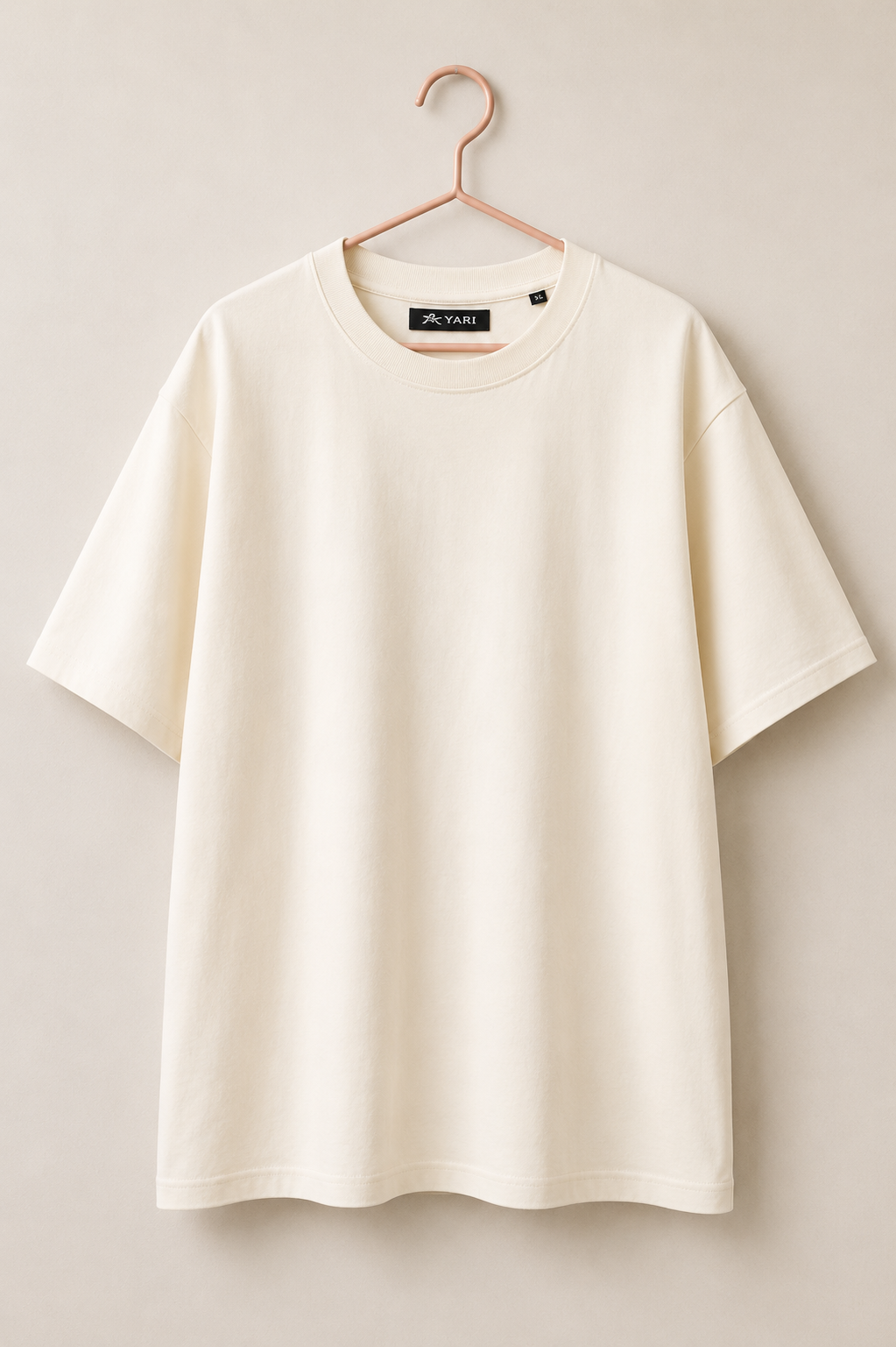 Loose Fit Cotton T-Shirt off white