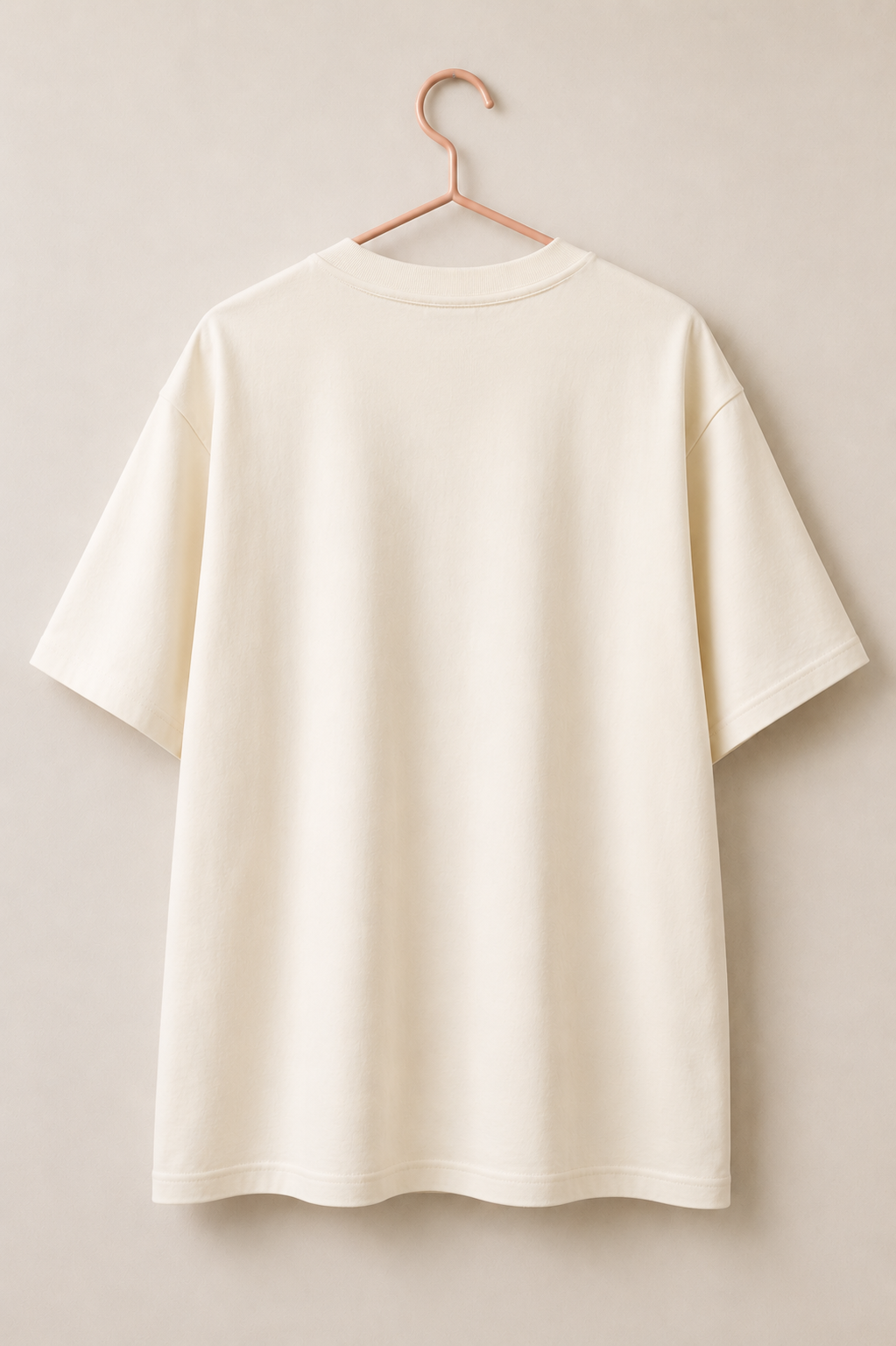 Loose Fit Cotton T-Shirt off white