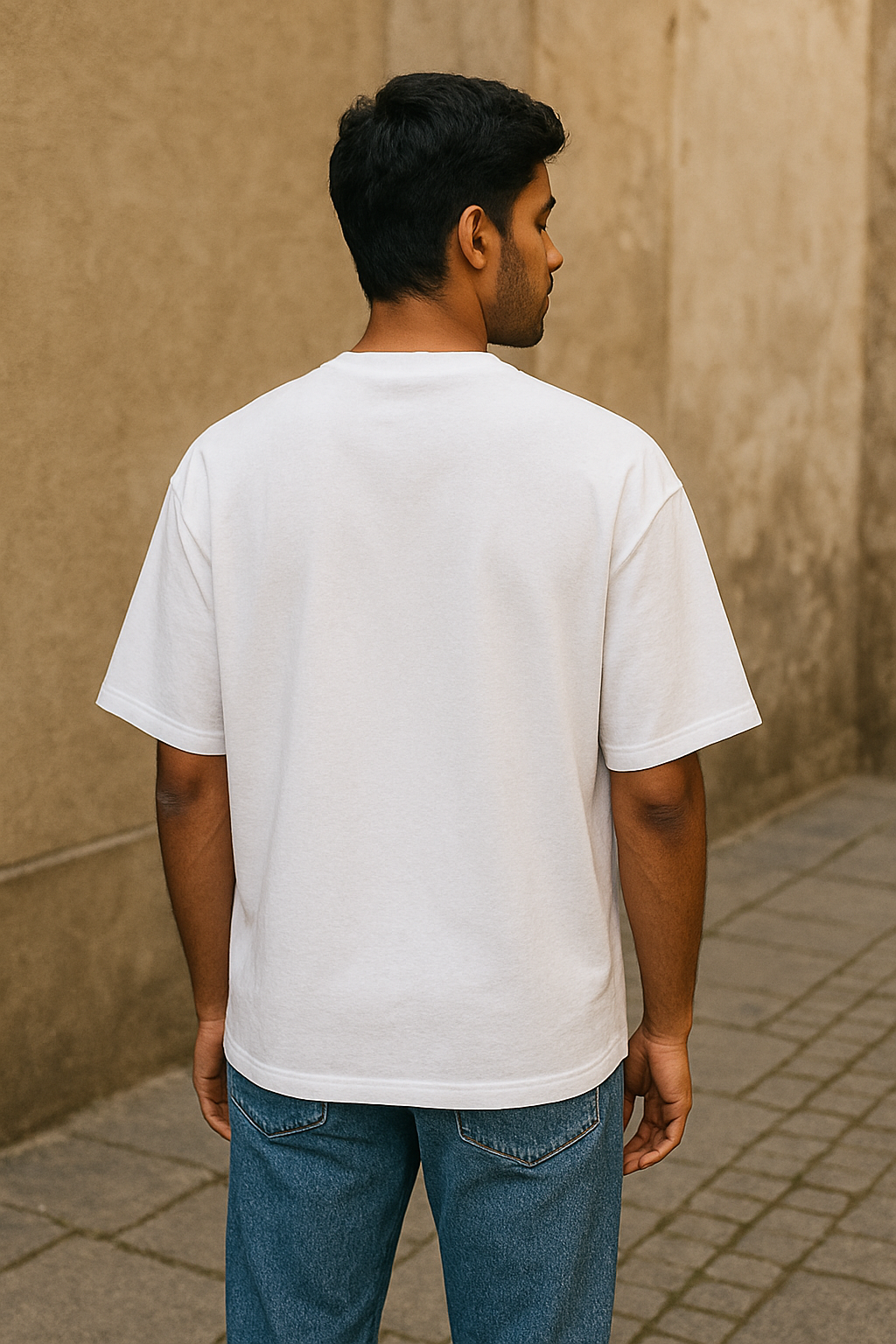 Men’s Oversized White T-Shirt