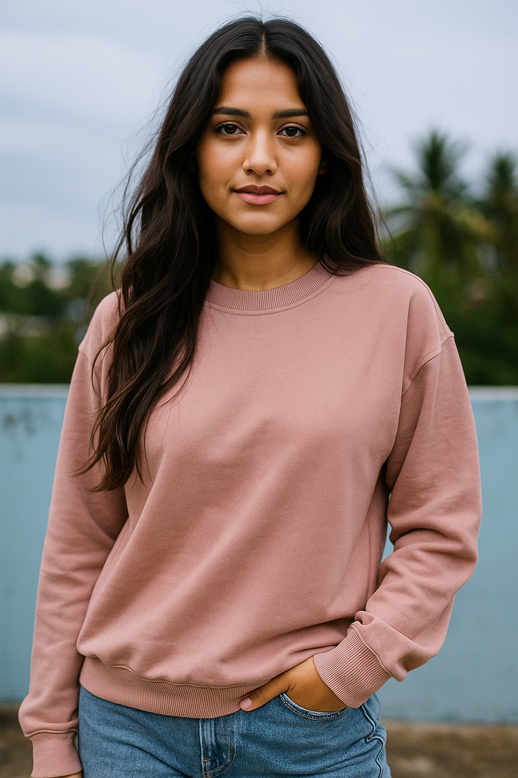 Sweatshirt – Peach