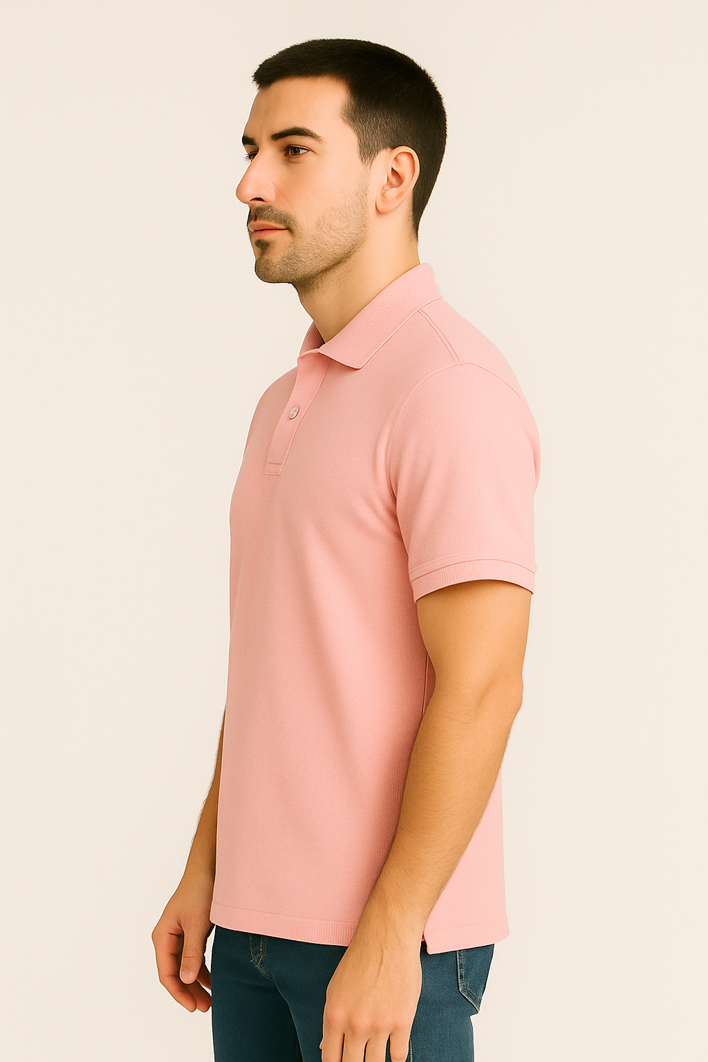Millennial Pink Polo T-Shirt