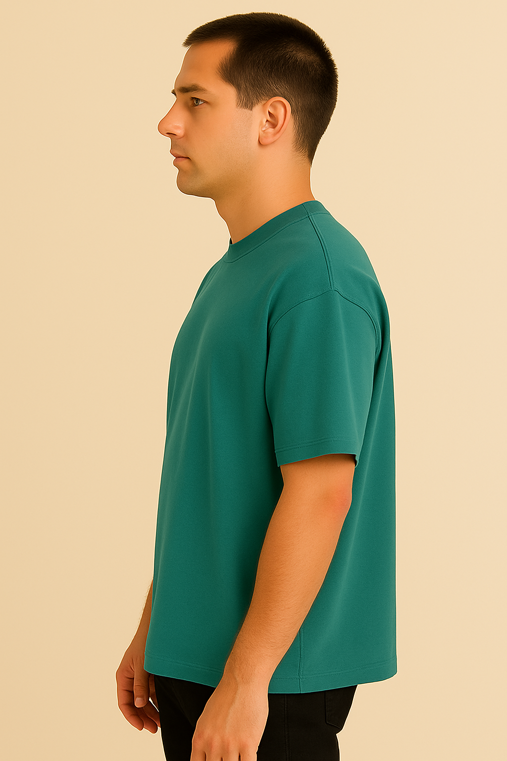 Oversized Crystal Teal T-Shirt