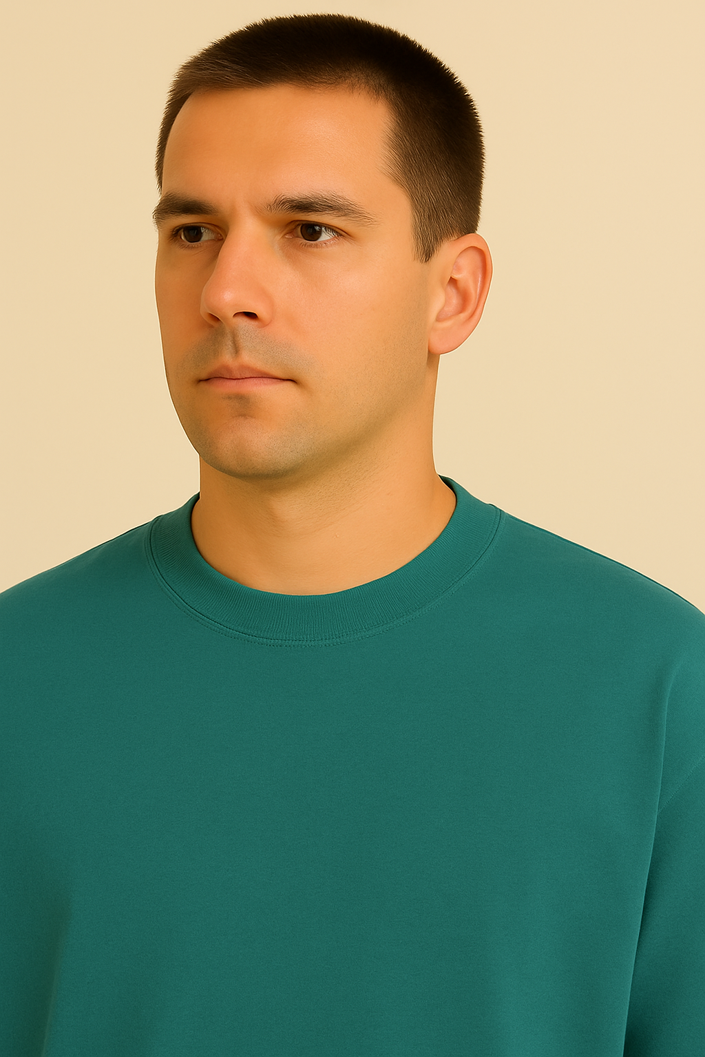 Oversized Crystal Teal T-Shirt