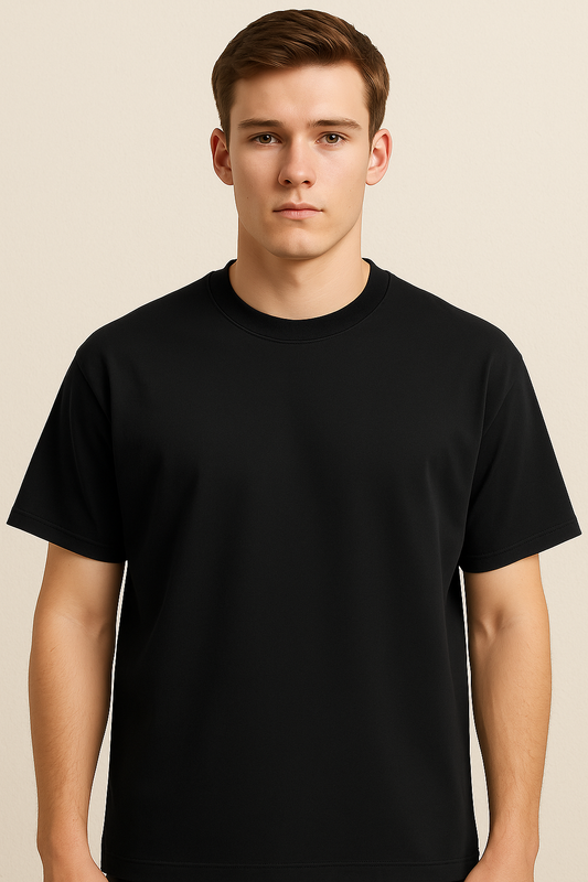 Regular Fit Black T-Shirt