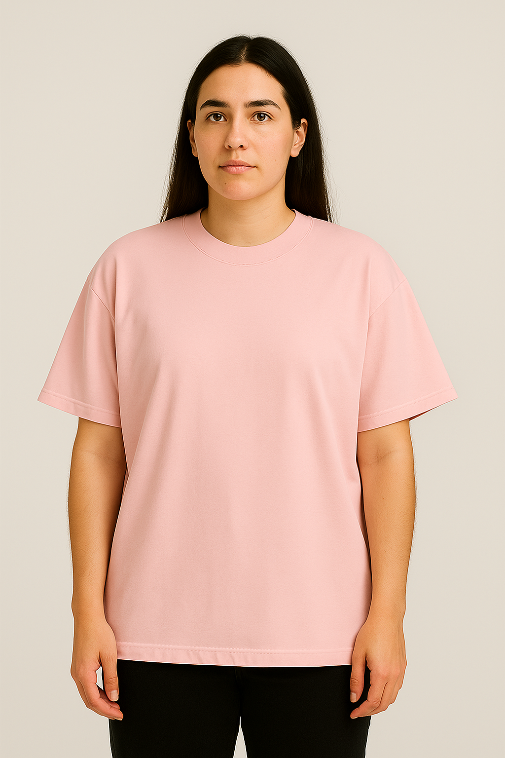 Oversized Baby Pink T-Shirt