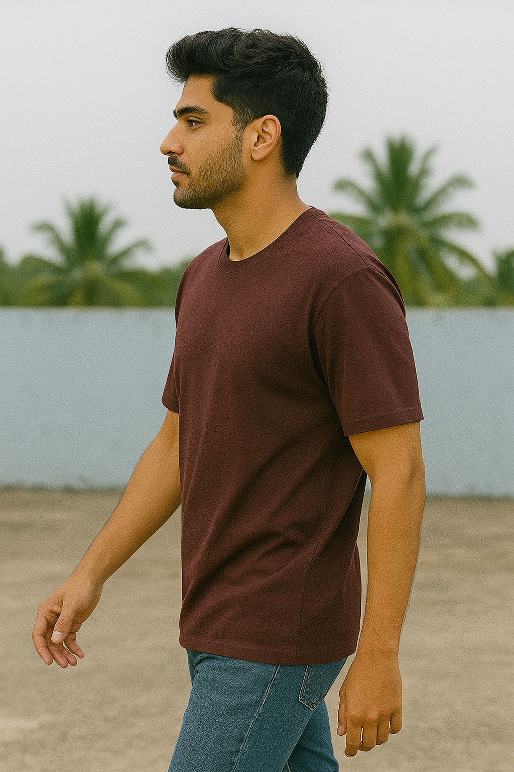 Regular Fit Brown T-Shirt