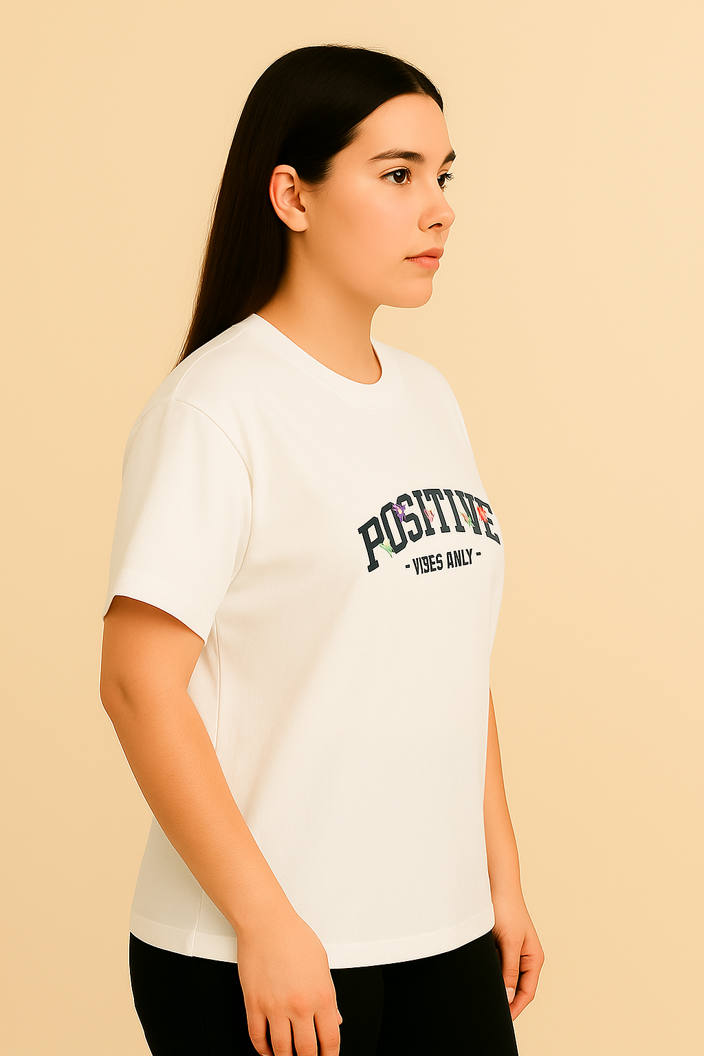 White oversized T-shirt