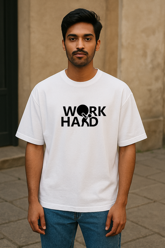 Oversized white T-shirt