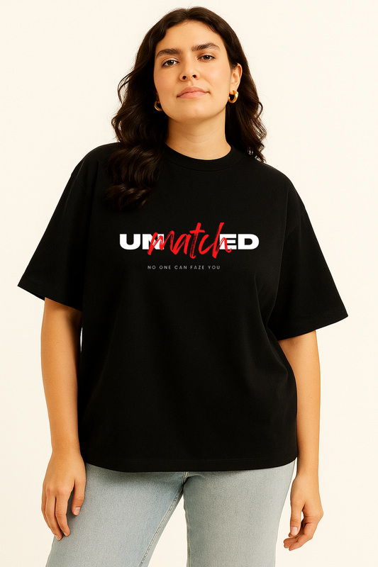 Black oversized T-shirt