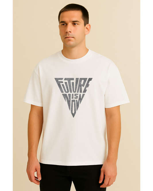 White oversized T-shirt