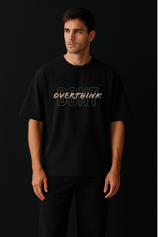 Oversized black T-shirt