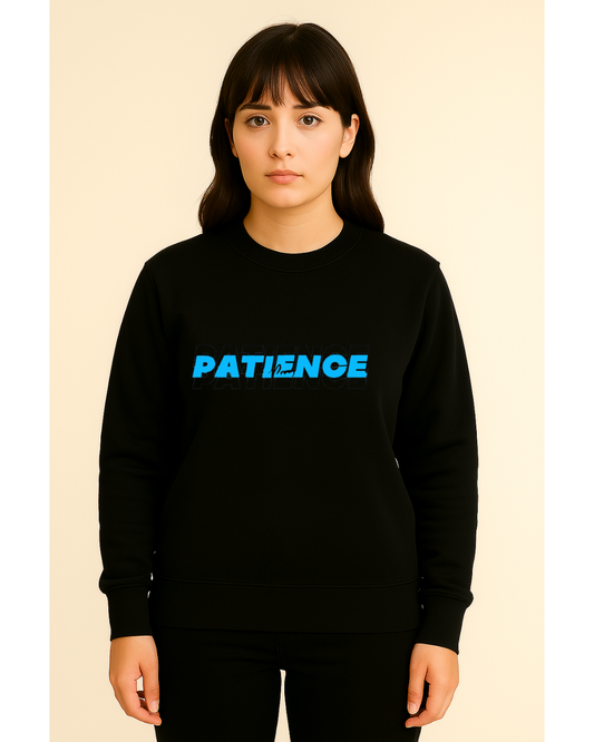 DTF Printed black sweatshirt