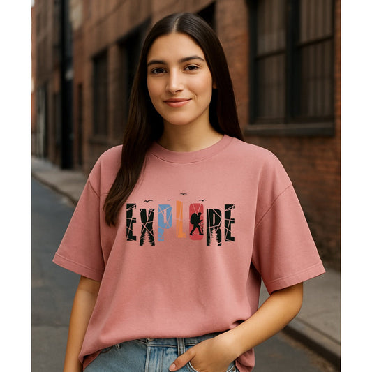 Pink Oversized T-shirt