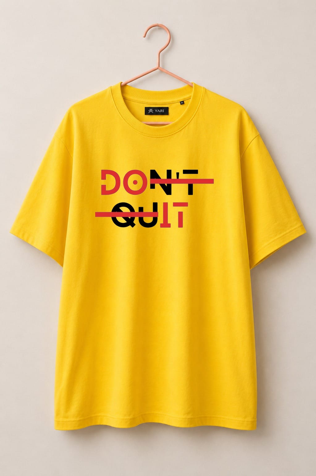 Loose Fit Cotton T-Shirt Sunshine Yellow