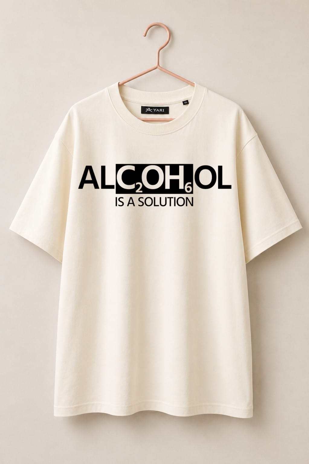 Loose Fit Cotton T-Shirt Off White