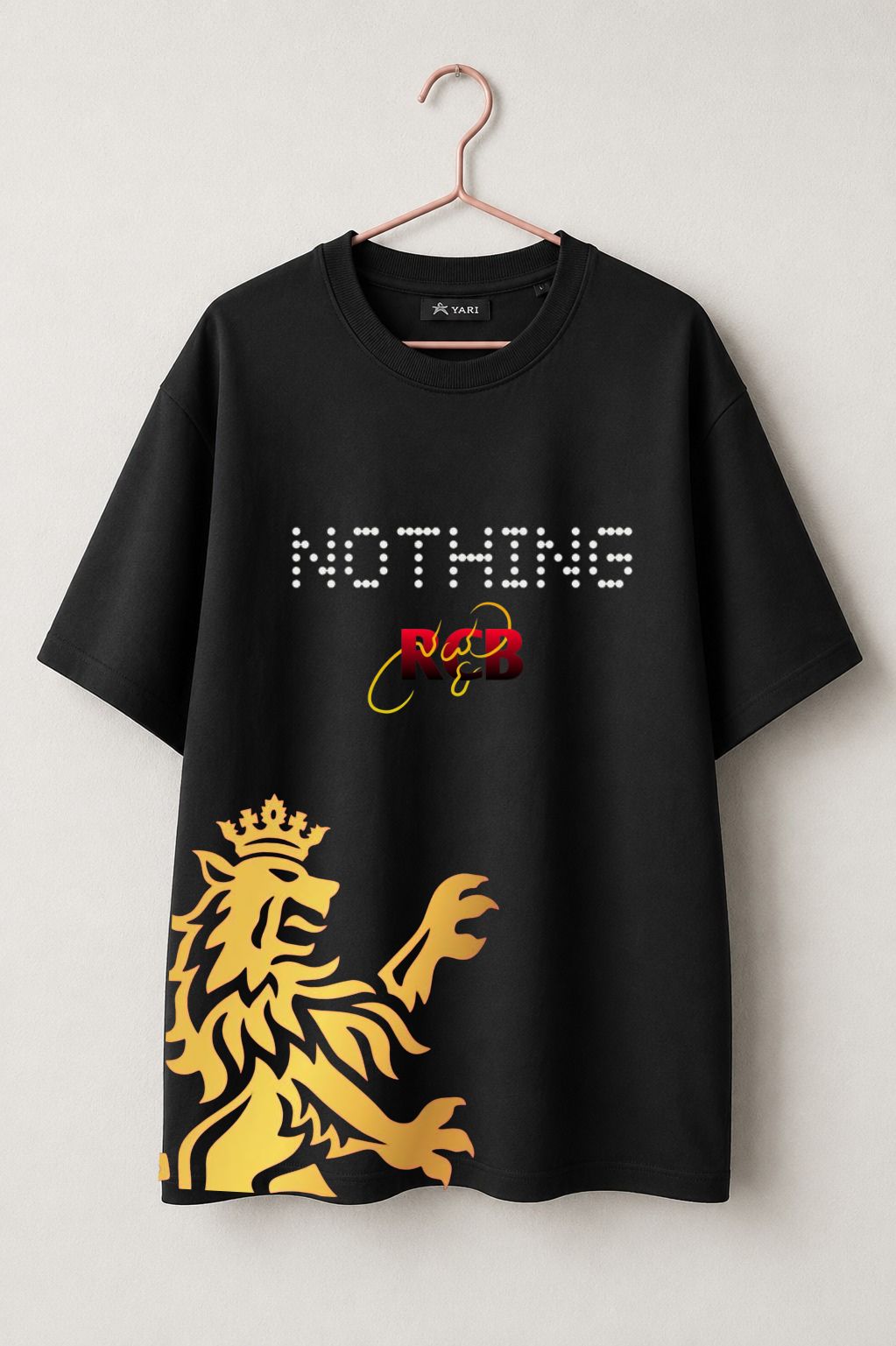 Loose Fit  RCB Black T-shirt