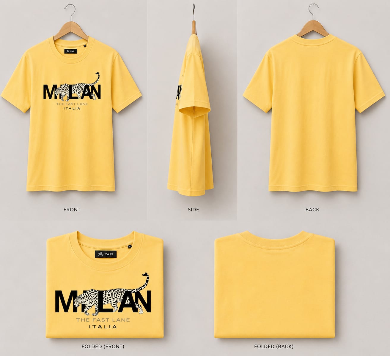 Regular fit T-Shirt – Yellow