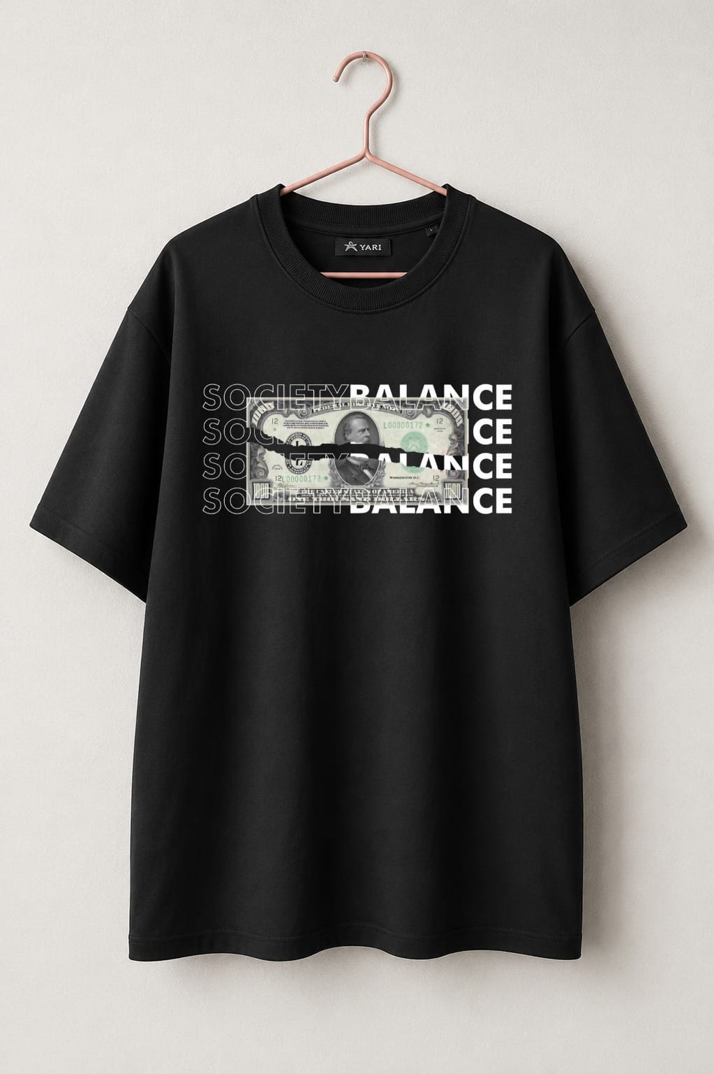Black Loos fit Graphic T-Shirt – Premium Streetwear Style
