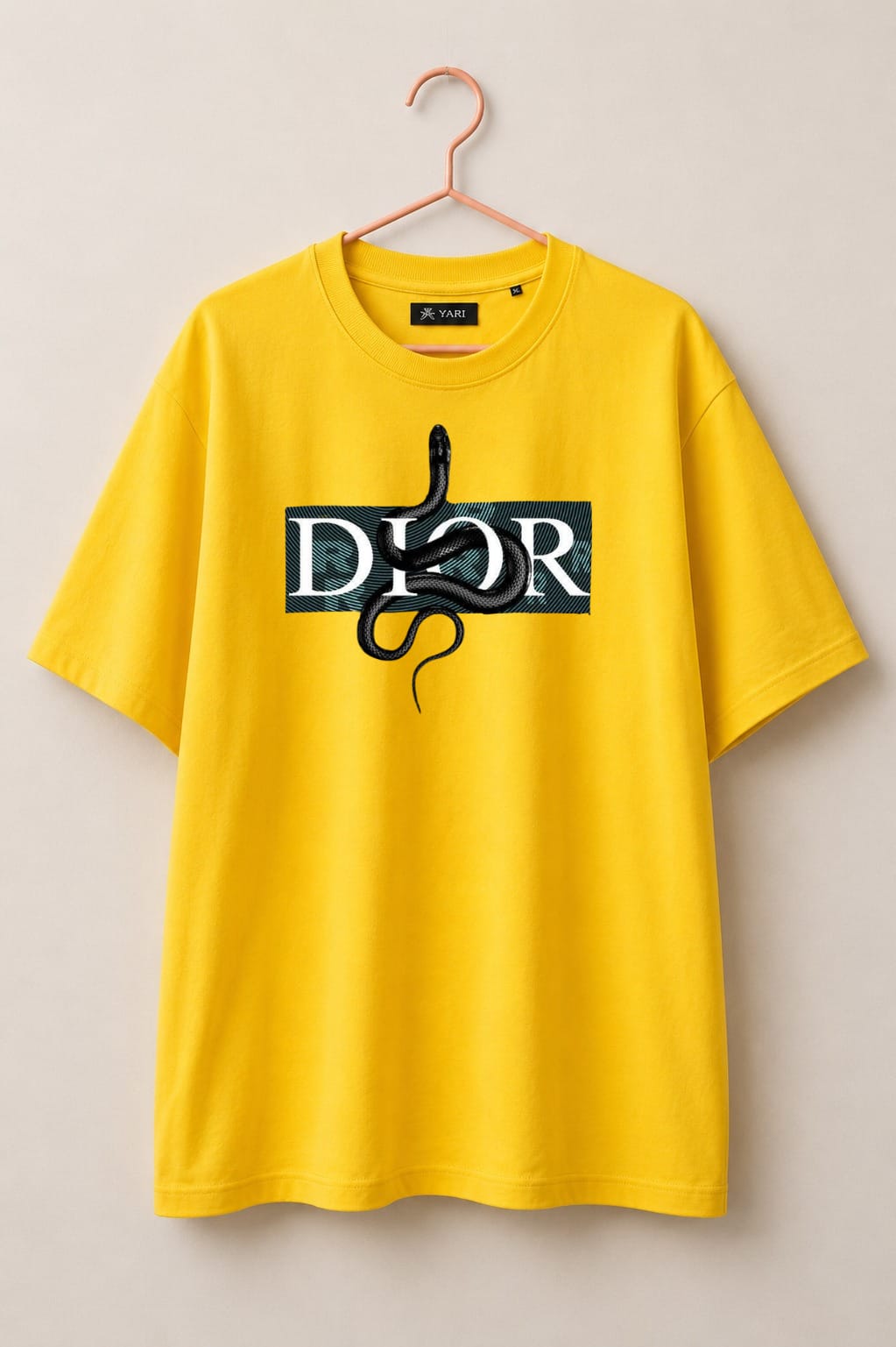 Yellow Graphic Loos fit T-Shirt – Bold Streetwear Style