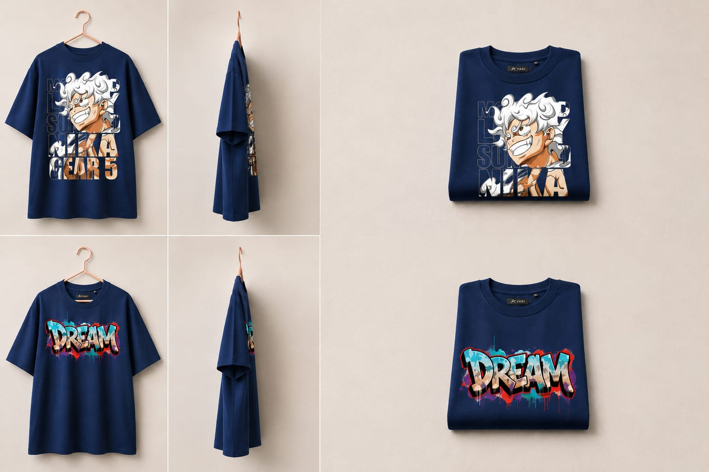 Loos fit T-Shirt – Navy Blue