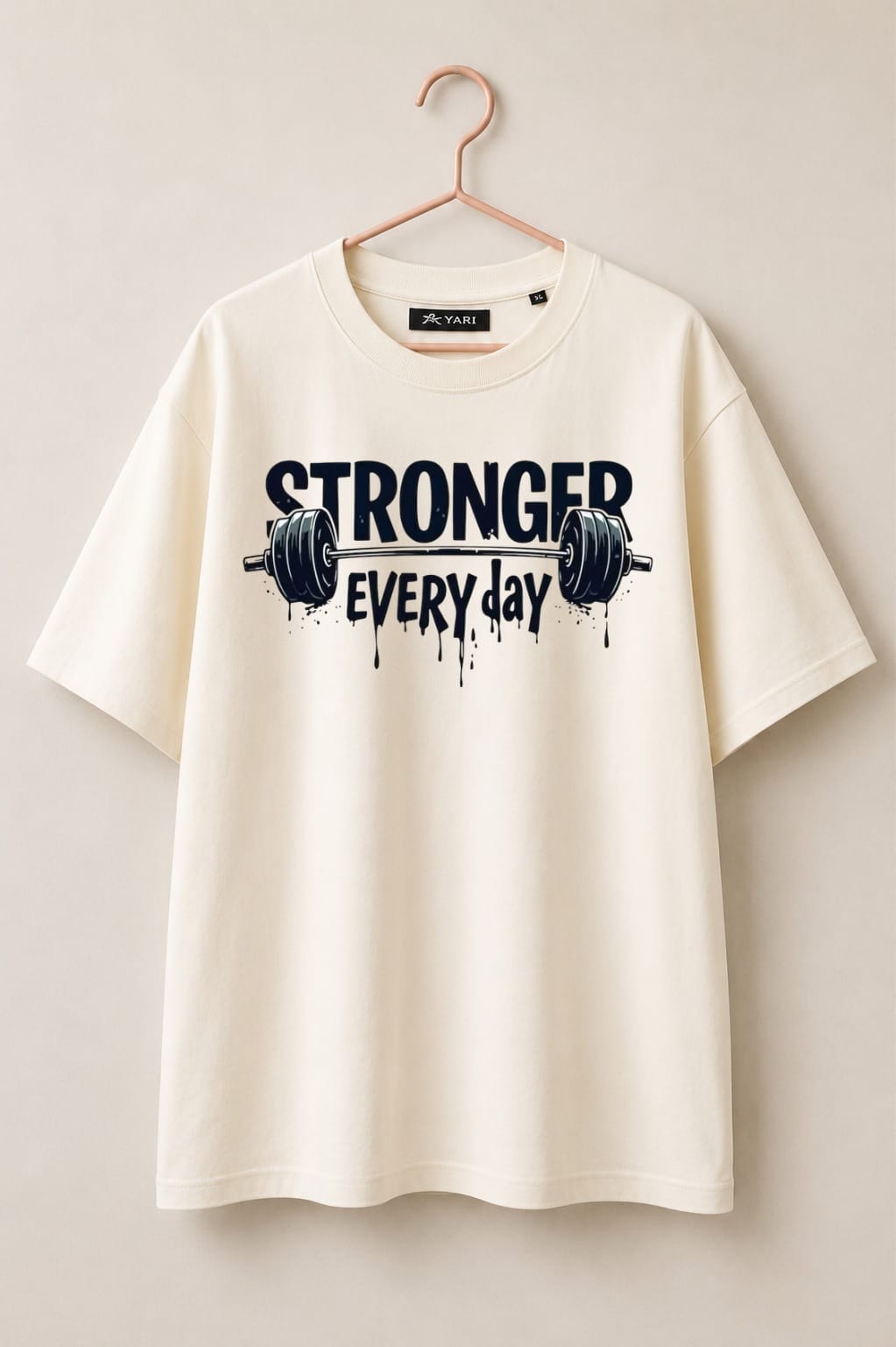 Stronger Every Day Loos Fit Gym T-Shirt