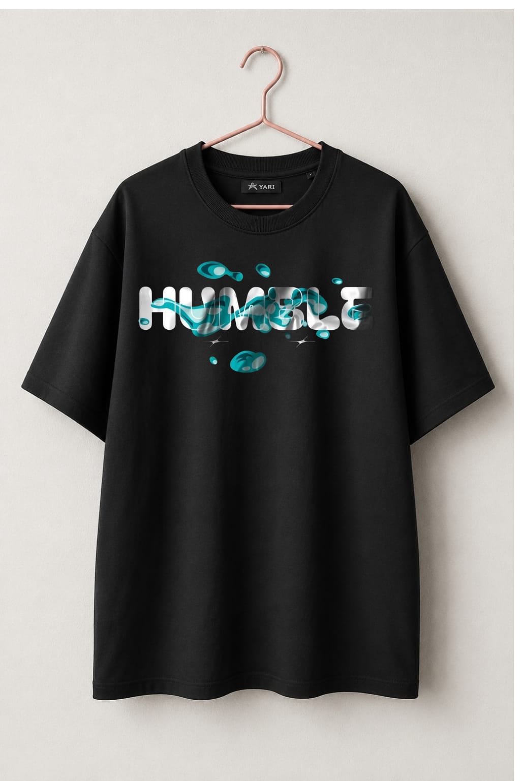Loose Fit&nbsp; T-Shirt – Black