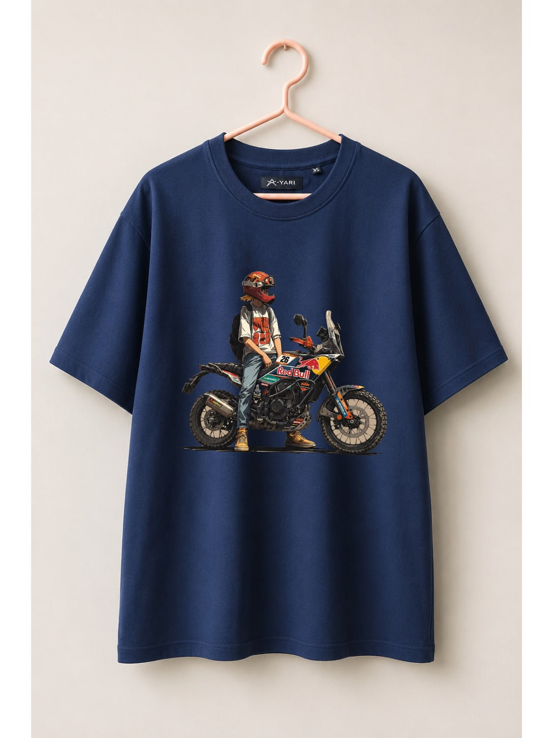 Regular Fit Adventure Rider Graphic T-Shirt
