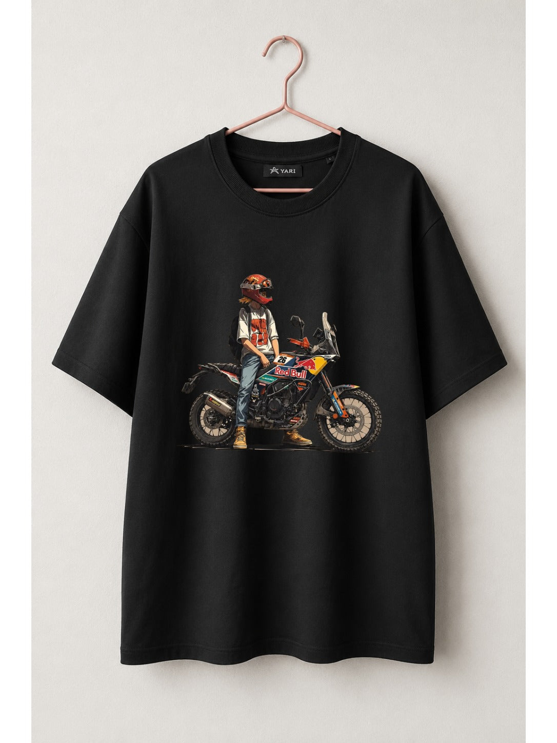 Regular Fit Adventure Rider Graphic T-Shirt