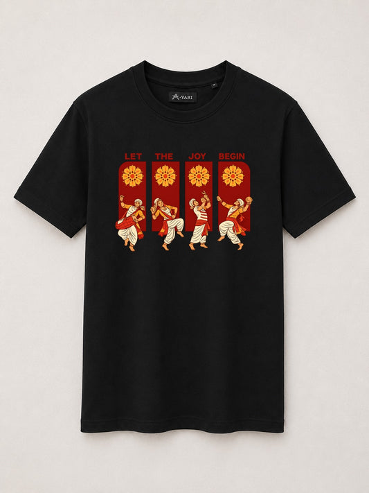 Regular Fit Let the Joy Begin Graphic T-Shirt