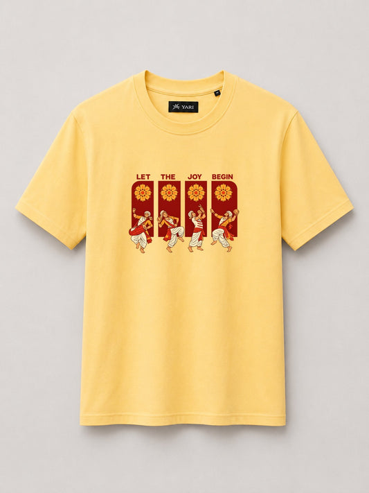 Regular Fit Let the Joy Begin Graphic T-Shirt