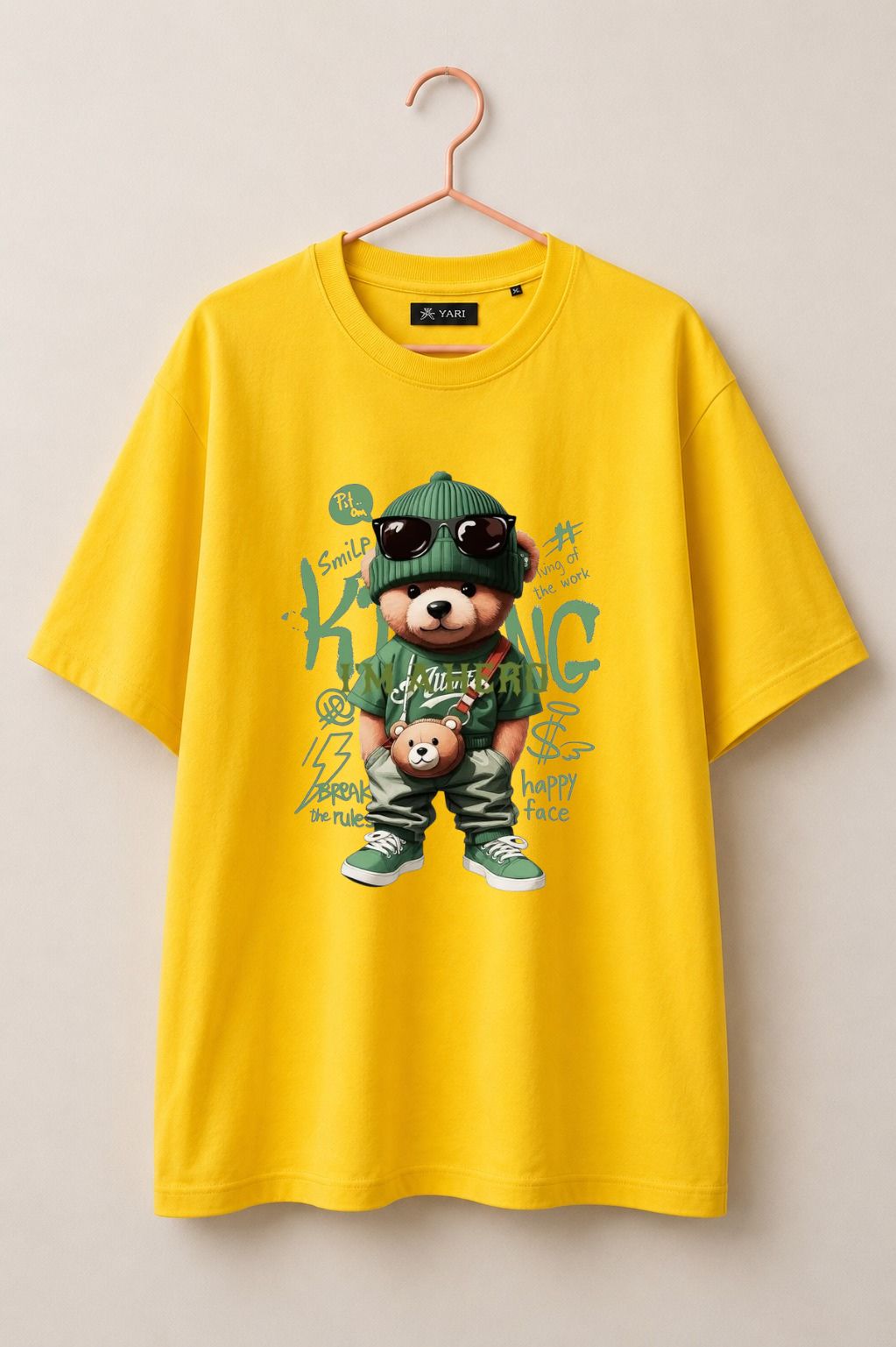 King Bear Oversized Graphic T-Shirt