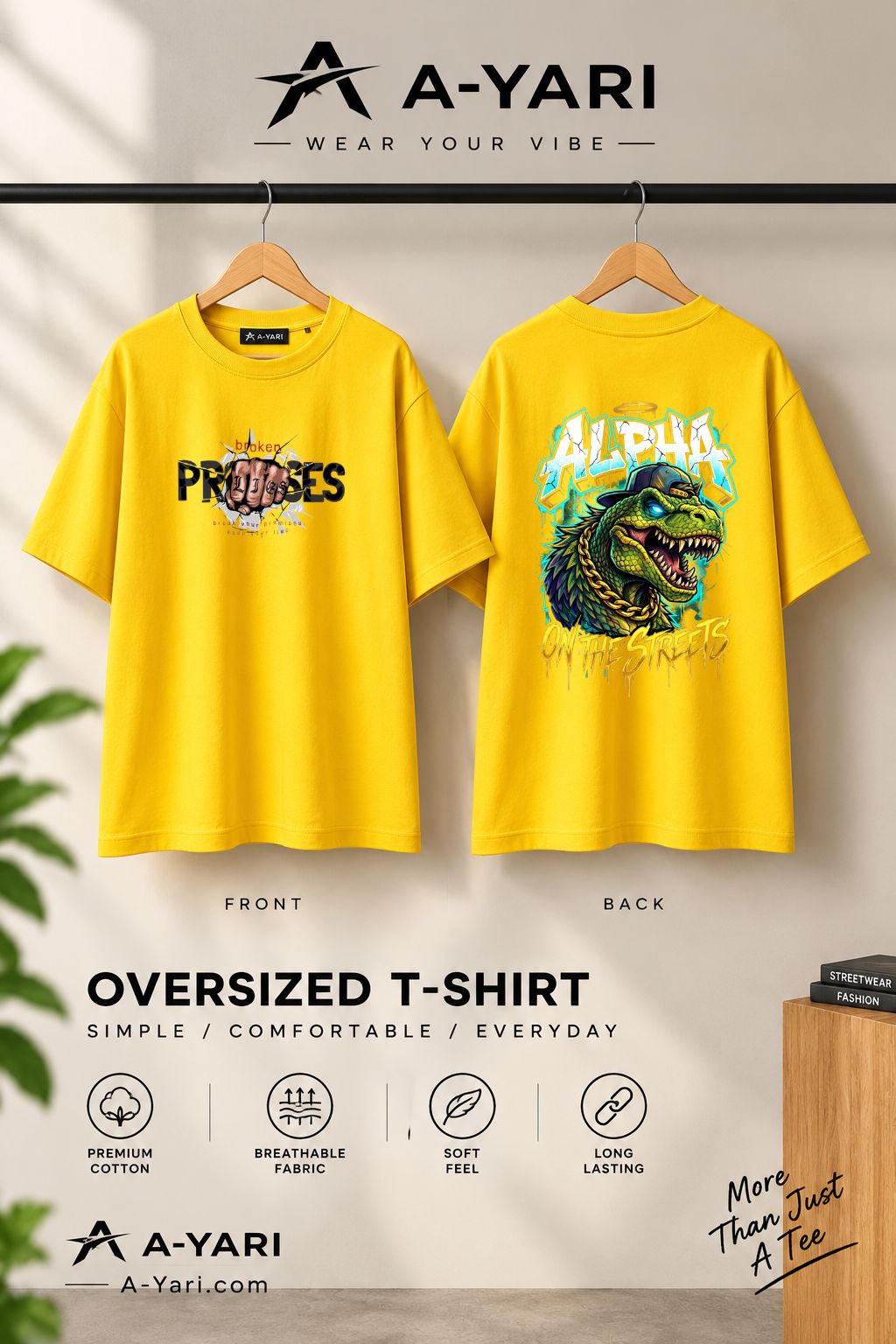 Yellow Oversized T-Shirt
