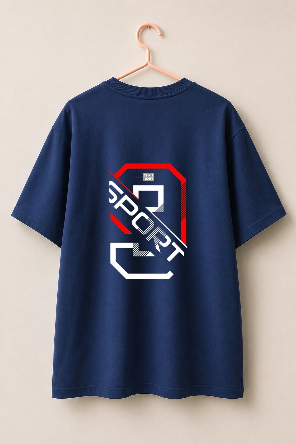 Navy Blue Oversized T-Shirt