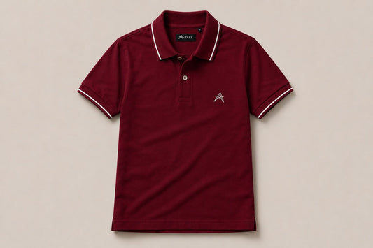 Classic Premium Polo T-Shirt – Maroon