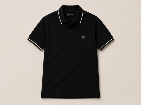 Classic Premium Polo T-Shirt – Black