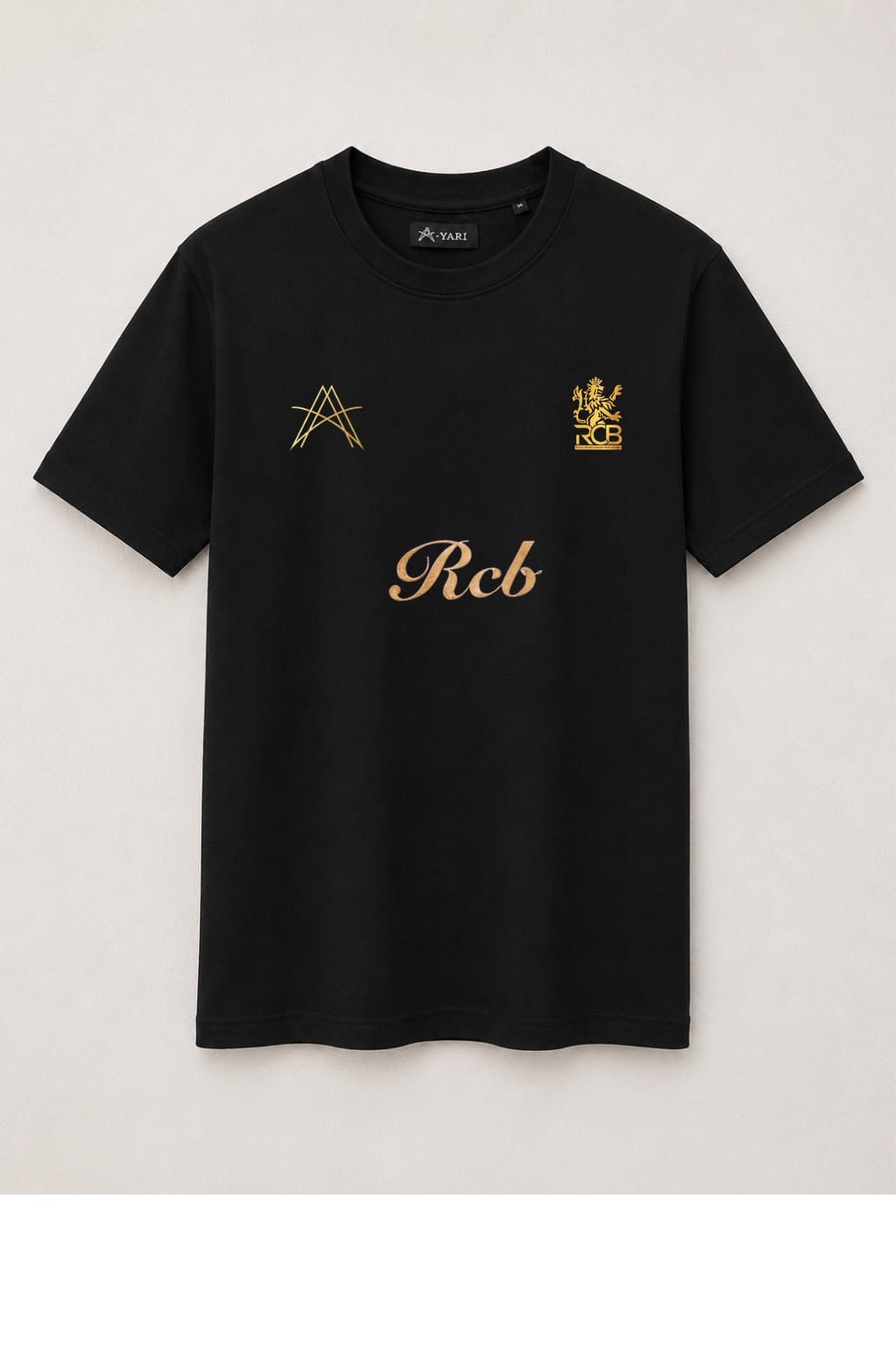A-Yari RCB Minimal Loos Fit T-Shirt – Black Edition