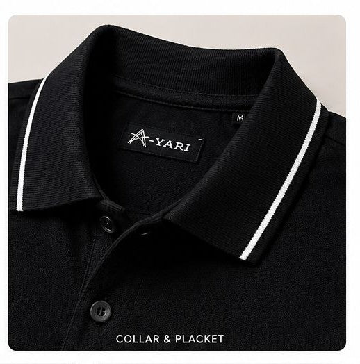 Classic Premium Polo T-Shirt – Black