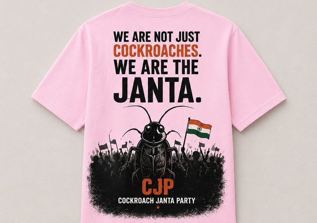 CJP Loos fit Graphic T-Shirt – Pink Edition
