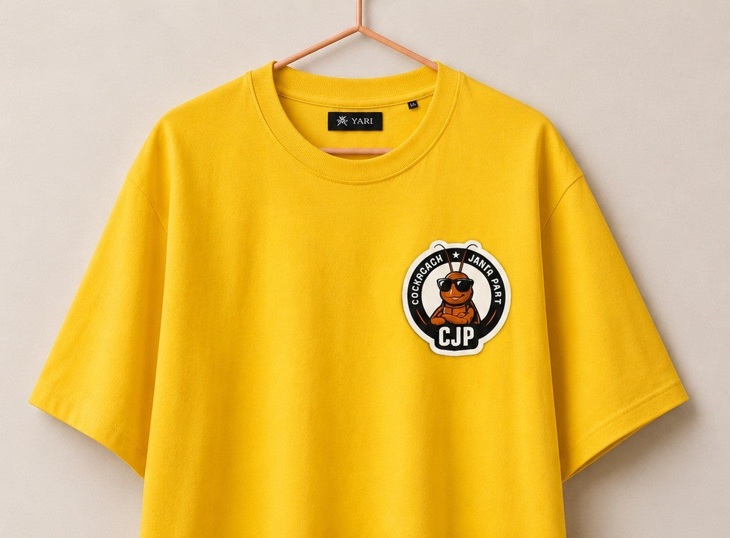 Yellow Loos fit Graphic T-Shirt – Bold Statement Streetwear