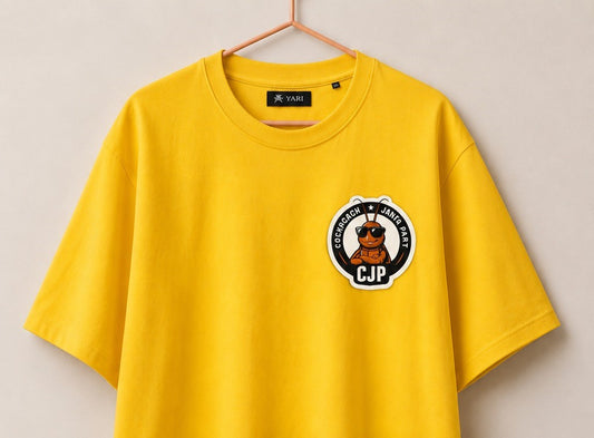 Yellow Loos fit Graphic T-Shirt – Bold Statement Streetwear