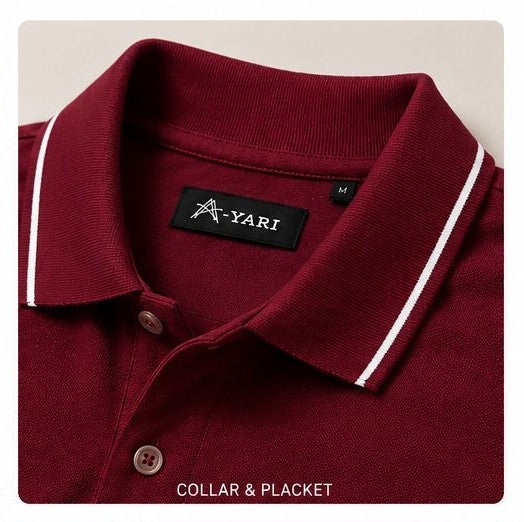 Classic Premium Polo T-Shirt – Maroon