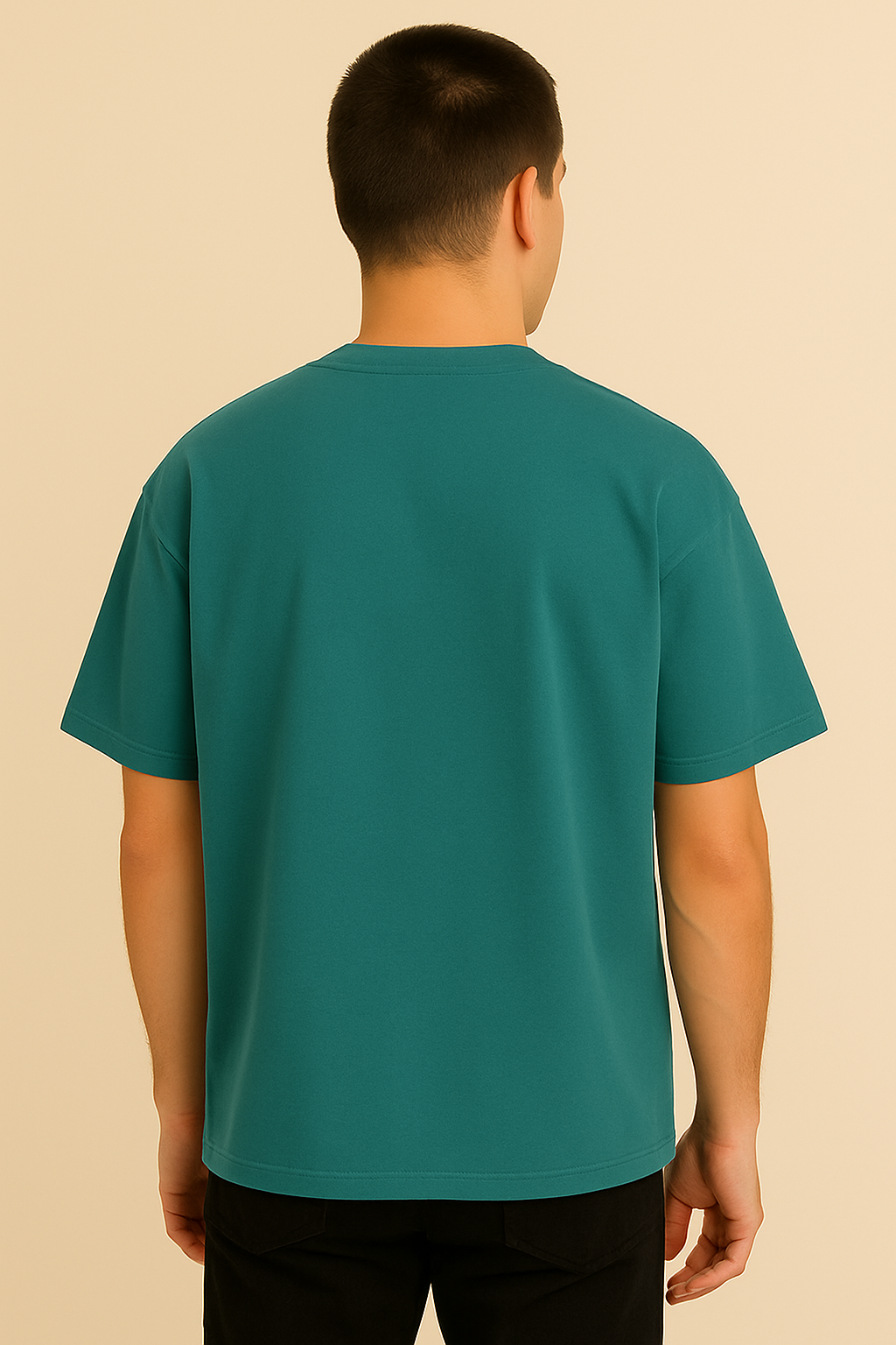 Oversized Crystal Teal T-Shirt