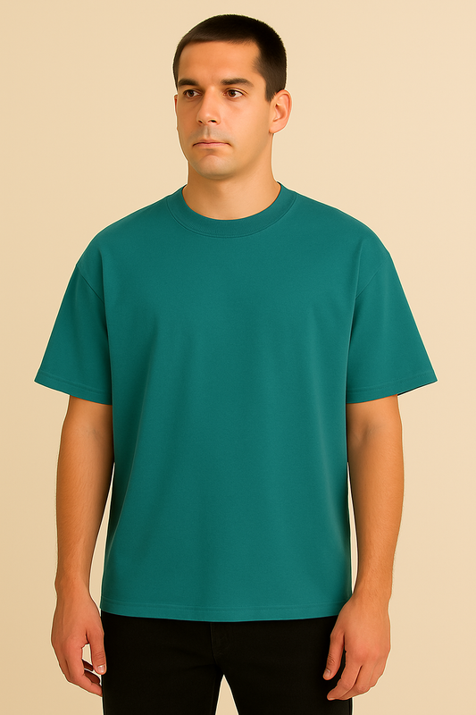 Oversized Crystal Teal T-Shirt